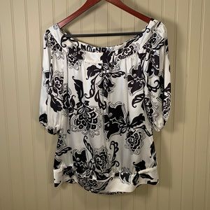 White House Black Market Silk Top